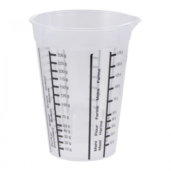 Keeeper Messbecher 0,25L Mario Ø8,5x11,5cm durchsichtig