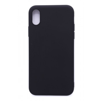 Evelatus Apple iPhone X/Xs Nano Silikon Hülle Soft Touch TPU Schwarz