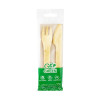 Gogreen kompostierbares Besteck-Set (Gabel, Messer, Serviette)