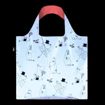 LOQI Moomin Bag – Family Pattern (reflektierend)