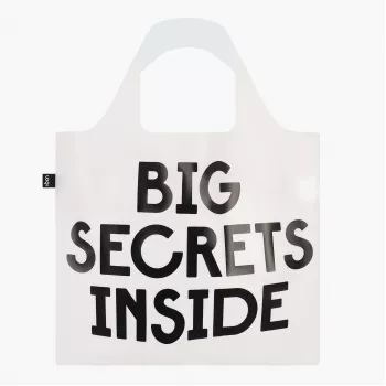 LOQI Snask transparente Tasche – Secret and Classified