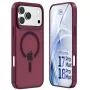 3mk Hardy Hazy MagCase für Apple iPhone 17 Pro Max / 18 Pro Max, burgunder