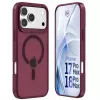 3mk Hardy Hazy MagCase für Apple iPhone 17 Pro Max / 18 Pro Max, burgunder