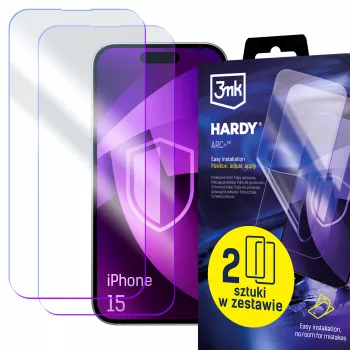 3mk Hardy ARC+ 4-lagiger Displayschutz für Apple iPhone 15