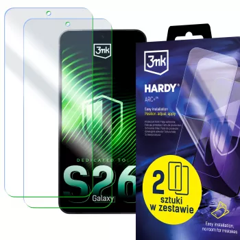 3mk Hardy ARC+ 4-Schicht Displayschutzfolie für Samsung Galaxy S26