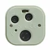 TFA Dostmann 60.1035.04 Quarz-Wecker, Pastellgrün, 1 Weckzeit