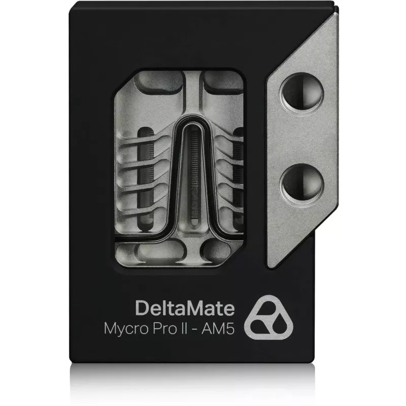 Thermal Grizzly DeltaMate MPII CPU-Wasserkühler, AM5, Schwarz/Silber