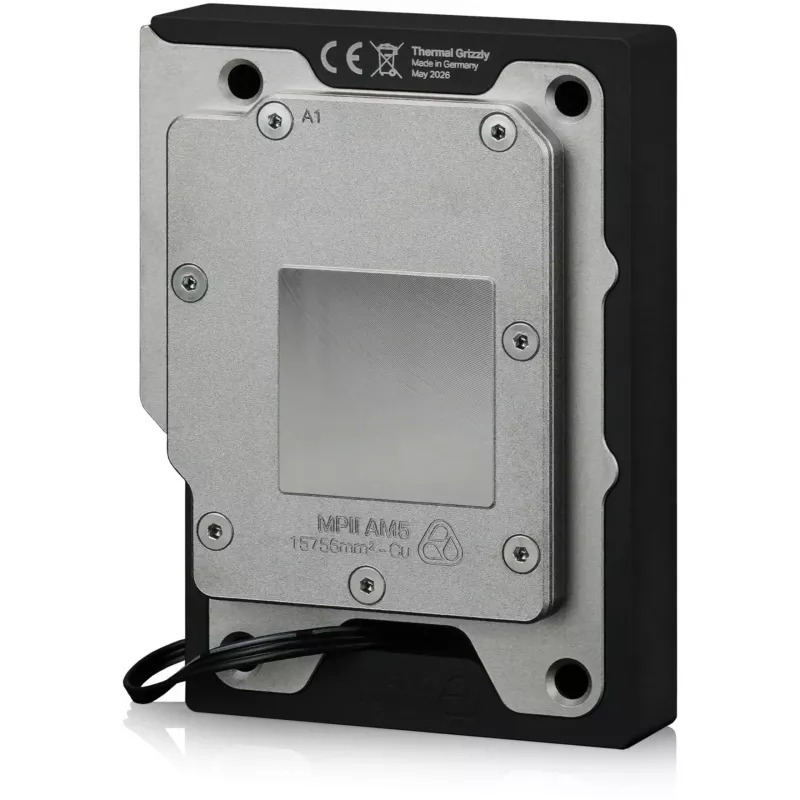 Thermal Grizzly DeltaMate MPII CPU-Wasserkühler, AM5, Schwarz/Silber