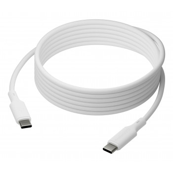 dbramante1928 USB-Kabel USB-C zu USB-C, 3 m, 100 W, Weiß