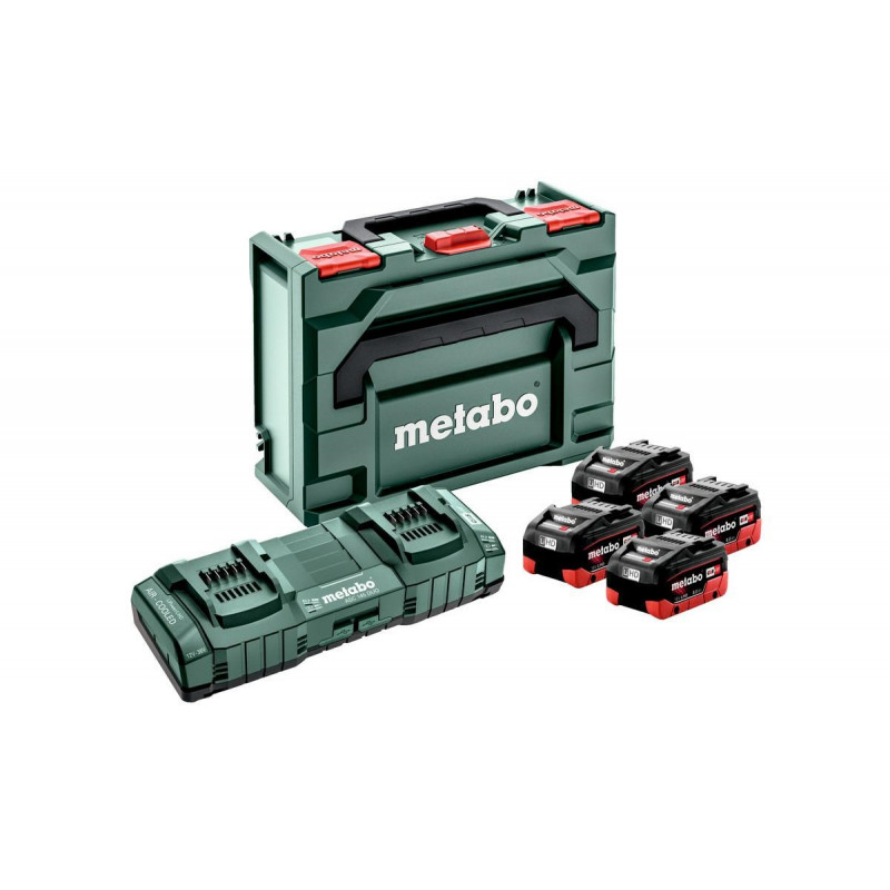 Metabo 18 V LiHD Akku 8,0 Ah, 4 Stk. + Ladegerät (685135000)