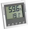 TFA Dostmann KLIMA GUARD Thermo-Hygrometer, silber (30.5010.54.K)