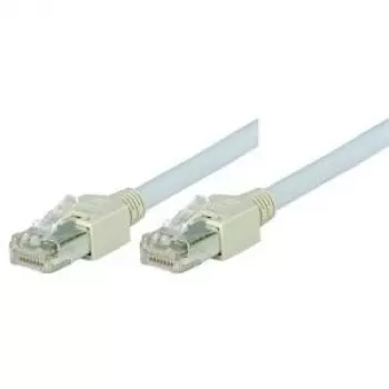 Tecline Cat5e F/UTP Patchkabel RJ45, 5 m, Grau, LSZH