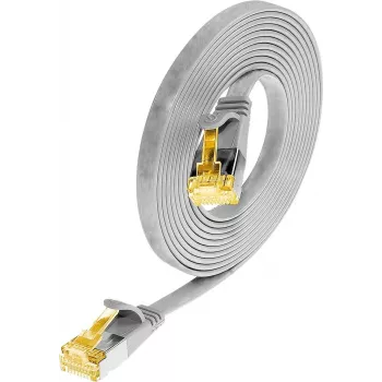 Wirewin Slim Cat6a U/FTP Patchkabel RJ45, 0,5 m, Grau