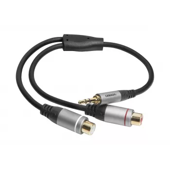 celexon Professional Stereo-Klinke auf 2x Cinch M/F Audioadapter