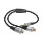 celexon Professional Stereo-Klinke auf 2x Cinch M/F Audioadapter
