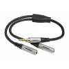 celexon Professional Stereo-Klinke auf 2x M/F Audioadapter