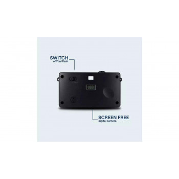 Camp Snap Digitalkamera CS-V105-DN-WW Denim, Blue Jeans/Schwarz