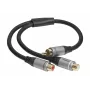celexon Cinch auf 2x M/F Audioadapter, Professional Line