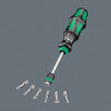Wera Schraubendreher-Handgriff mit 1/4 inch-Magnet-Bithalter + 6 Bits