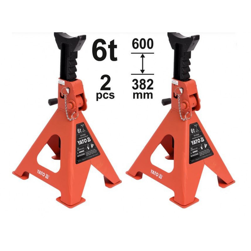 YATO YT-17312 Transportroller, 6 t, 2 Stk.