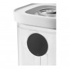 ZWILLING 1026082 rechteckige Aufbewahrungsbehälter für Lebensmittel, 5,4 l, transparent/weiß, 5 Stk.