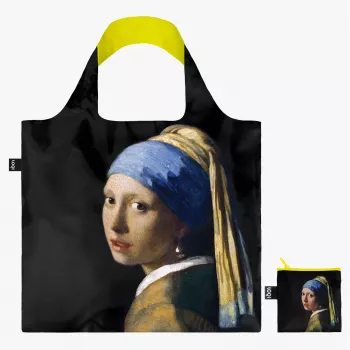 LOQI Tasche Johannes Vermeer – Mädchen mit dem Perlenohrring Neon