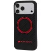 Audi RSQ Carbon Fiber Sport Red Circle MagSafe-Hülle für iPhone 18 Pro Max / 17 Pro Max, Schwarz