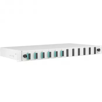 EFB Elektronik Spleißbox ausziehbar SC 50/125 µm OM3, 12 Pigtails, 6 Kupplungen
