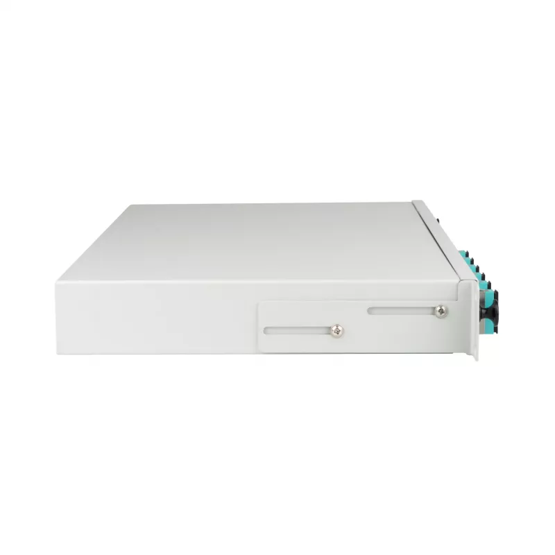 EFB Elektronik Spleißbox ausziehbar SC 50/125 µm OM3, 12 Pigtails, 6 Kupplungen