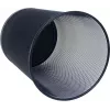 WEDO Papierkorb Office aus Drahtmetall, 18 l, rund, schwarz, Höhe 350 mm
