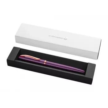 Pelikan Tintenroller Jazz Noble Elegance, violett, mit Steckkappe, lackiertes Ober- und Unterteil
