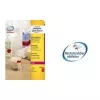 Avery L7670R runde Etiketten, Neonrot, Ø 63,5 mm, 300 Stk. (25 Blatt x 12)