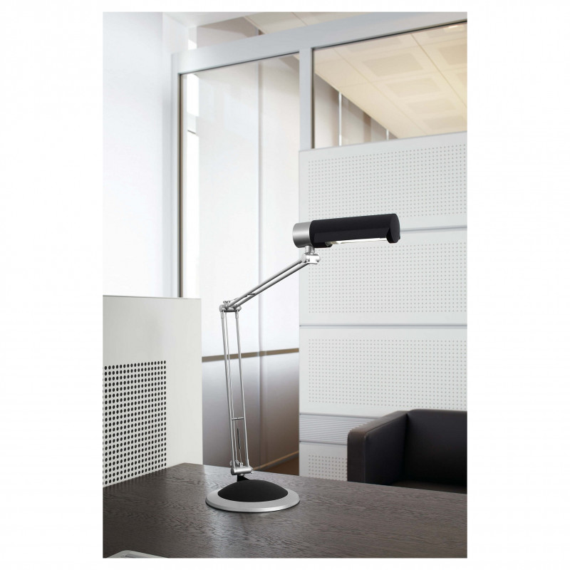 MAUL MAULoffice LED-Schreibtischlampe, 9,5 W, Silber
