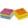 Kores Haftnotizen Würfel, 75 x 75 mm, neonfarben, 5-farbig, 450 Blatt