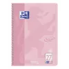 Oxford Collegeblock Touch Pastell, DIN A4+, liniert (Lineatur 27), 80 Blatt, Optik Paper, 4-fach gelocht