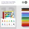 Mideer Silky Crayons Nachfüllungen, weich und abwaschbar, 12 Stk.