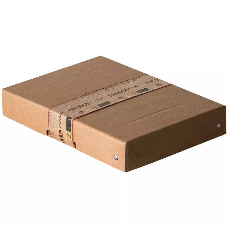 FALKEN PURE Aufbewahrungsbox 500 Blatt, 18 x 25 x 4 cm, braun