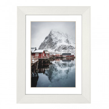 Hama Oslo Einzelbildrahmen 20 x 28 cm, weiß, für Tisch/Wand