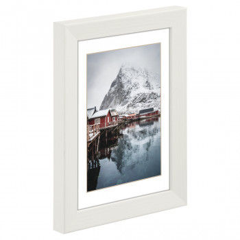 Hama Oslo Einzelbildrahmen 20 x 28 cm, weiß, für Tisch/Wand