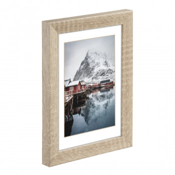 Hama Oslo Einzelbildrahmen 20 x 28 cm, Eiche, für Tisch/Wand