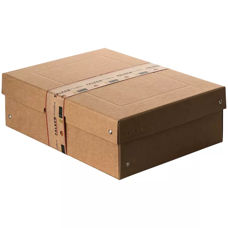 FALKEN PURE Aufbewahrungsbox 7,0 l braun 24,0 x 32,0 x 10,0 cm
