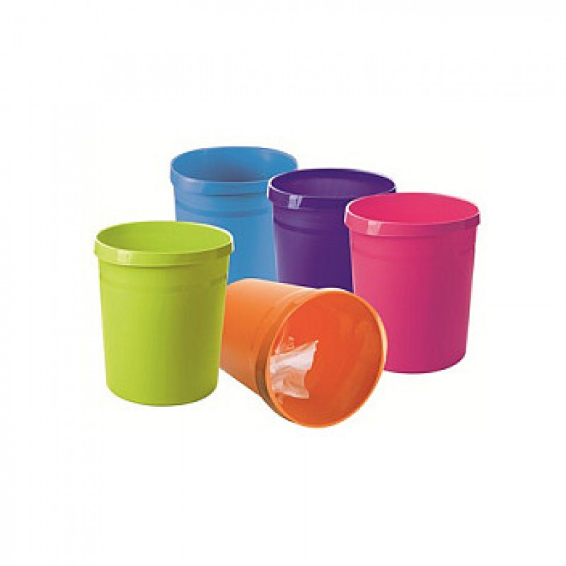 HAN GRIP Papierkorb 18 l, rund, hellblau