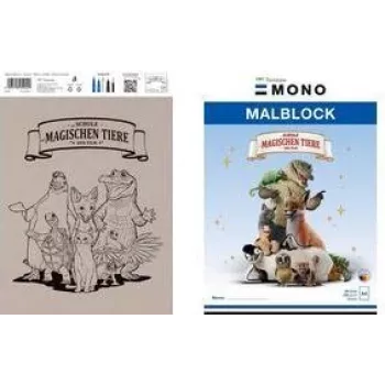 Tombow "Die Schule der magischen Tiere" Zeichenblock, DIN A4, 120 g/m², 20 Blatt