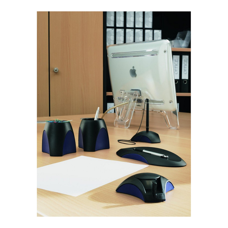 HAN Delta Stiftehalter 6.5 x 4.9 x 8.8 cm schwarz/blau