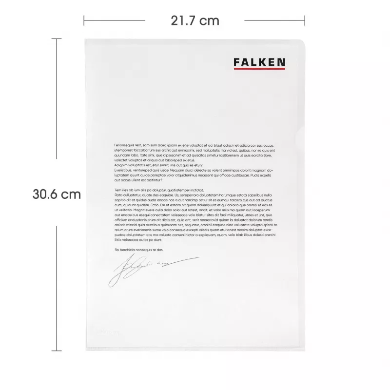 Falken Klarsichthüllen DIN A4, transparent