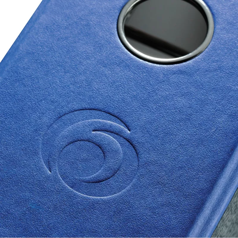 herlitz Aktenordner Rückenbreite 8 cm DIN A4 Karton blau marmoriert