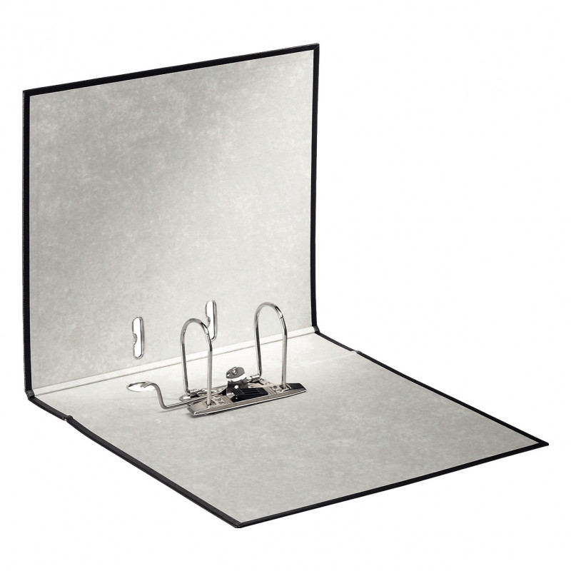 bene Lever Arch File, Rückenbreite 8,0 cm, DIN A4, Kunststoff, grau