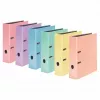 FALKEN Pastell Color Ordner, Karton, 8 cm, DIN A4, Pfirsich Orange