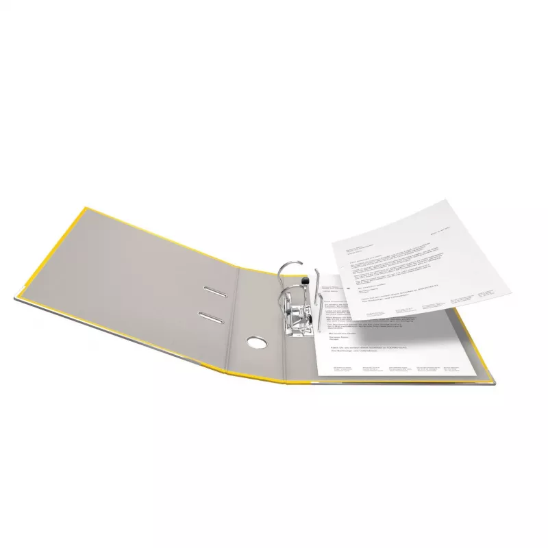 FALKEN Color Ordner DIN A4, 8 cm, Kunststoff, gelb