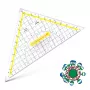 ARISTO Geometrie-Dreieck mit Griff, 25,0 cm